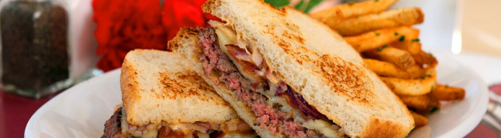 Parmesan Toasted Patty Melt