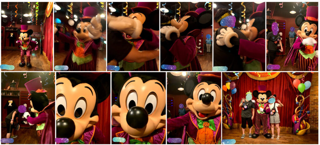 Mickey's Not-So-Scary Halloween Partyキャラクターグリーティング